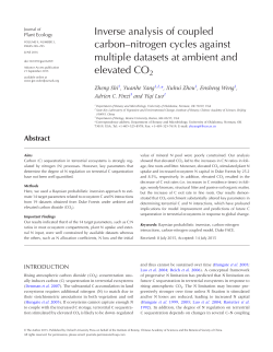 Inverse analysis of coupled carbon&ndash;nitrogen cycles against multiple