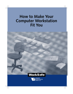 How to Make Your Computer Workstation Fit You