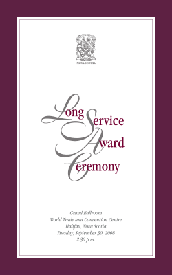 03-17320 Long Service Booklet