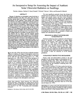 (1997) Inexpensive Setup for Assessing the Impact of Ambient Solar
