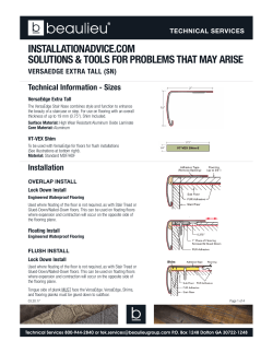 Installation &ndash; VersaEdge ExTall Stair &ndash; EWF 4.17 PDF