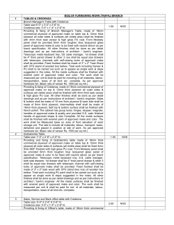 Table size 6`-0" x 3`-0