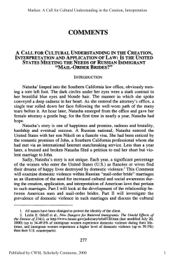 A Call for Cultural Understanding in the Creation