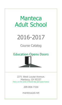 8-2-16 Manteca Adult School Catalog