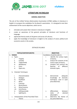 literature in english