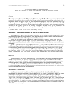 A Collection of Samples for Research in Google - E
