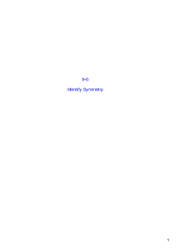 96 Identify Symmetry