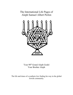 The International Life Pages of Aleph Samuel Albert Perlen