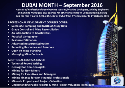 DUBAI MONTH &ndash; September 2016
