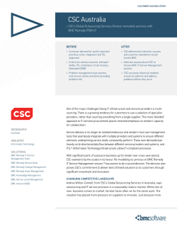 CSC Australia - RjR Innovations