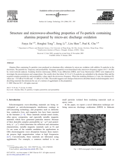 Structure and microwave-absorbing properties of Fe