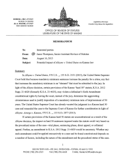 Impact of the Alleyne Case