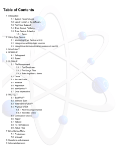 Table of Contents - Prosoft Engineering, Inc.