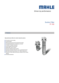 Suction Filter Pi 160