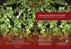 A Vascular Plant Red Data List for Wales