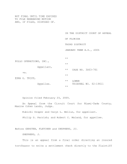 03-0781 - Third District Court of Appeal