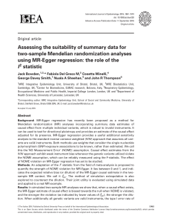 Assessing the suitability of summary data for two