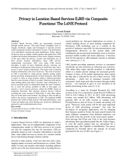 Privacy in Location Based Services (LBS) via Composite Functions