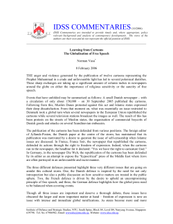 Learning from Cartoons: The Globalisation of Free Speech