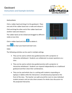 Geoboard Shapes
