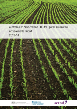 CRCSI Achievements Report 2013-14