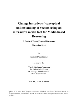 Change in students` conceptual understanding of vectors using an