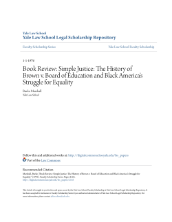 Book Review: Simple Justice: The History of Brown v. Board of