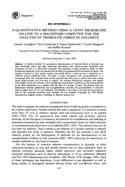 a quantitative method using a light microscope on