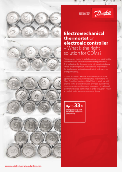 Electromechanical thermostat or electronic controller