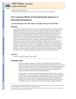 NIH Public Access - CognoPedia The Brain Encyclopedia