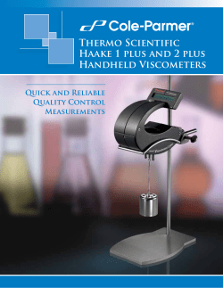 ThERMO ScIENtIFIc HAAkE 1 PLUS ANd 2 PLUS - Cole