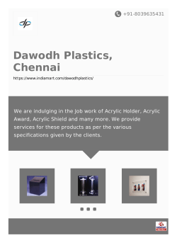 Dawodh Plastics, Chennai