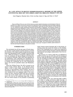 60. Late Aptian to Recent Sedimentological History of the Lower