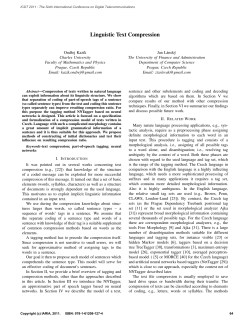 Linguistic Text Compression