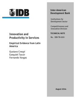 ss ss s sss sss - Inter-American Development Bank