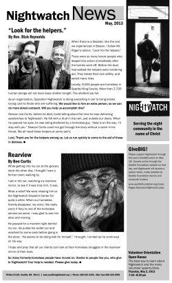 May 2013 - Operation Nightwatch