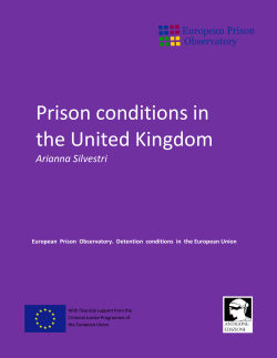 Prison conditions in the United Kingdom