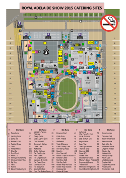 2015 Royal Show Catering Sites - Site Number v2