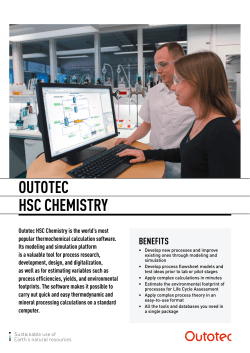 OUTOTEC HSC CHEMISTRY