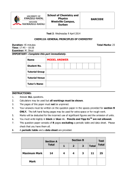 2014 Test 2 Solutions