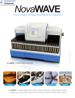 A new category of Automated Microwave