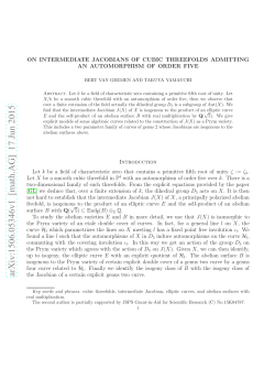 arXiv:1506.05346v1 [math.AG] 17 Jun 2015