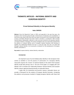 national identity and european identity