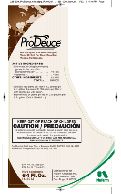 ProDeuce (228-509) RV120909N 64 oz. Booklet