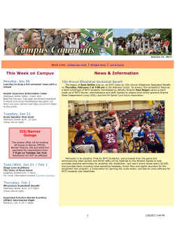 NHTI Campus Comments Weekly Newsletter