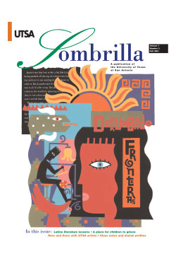 In this issue: Latino literature lessons &bull; A place for children to