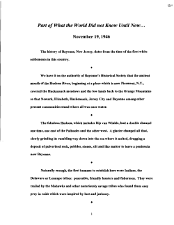 Part of What the World Did not Know Until Now