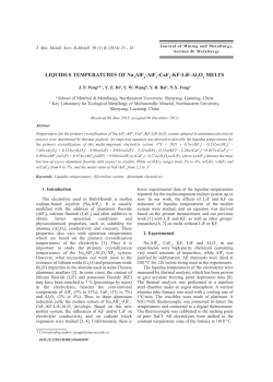 Liquidus temperatures of Na3AlF6-AlF3-CaF2-KF-LiF