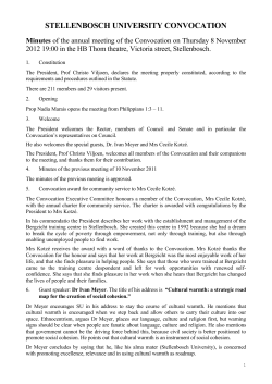 universiteit van stellenbosch