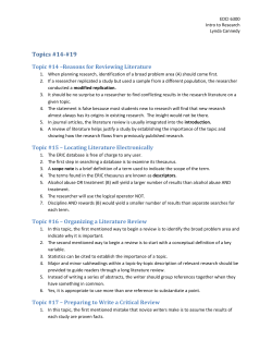 Topics #14-#19 - lyndacannedyutb